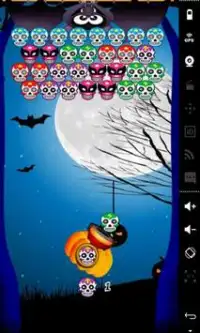 Bubble Shooter Halloween Game Screen Shot 1