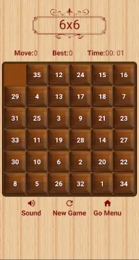 Slide Number Puzzle : Arrange Numbers in Order Screen Shot 5