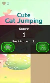 Cute Cat Jumping Screen Shot 2