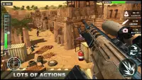 пустыня снайпер битва: армия снайпер стрелок Screen Shot 3
