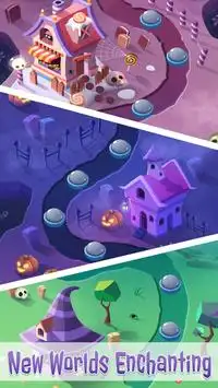 Bubble Match Halloween Witch Pop Screen Shot 1