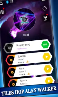 Alan Walker Tiles Hop Song Games Screen Shot 0