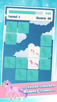 Memory game for kids: Unicorns Screen Shot 0