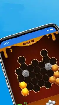 Hexa Block Puzzle Game. Block Hexagon Puzzle Screen Shot 2