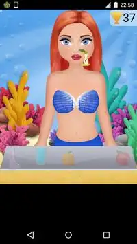 mermaid nail game Screen Shot 3