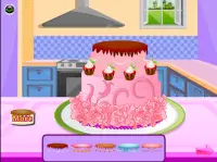 料理ゲームチョコレートケーキの装飾 Screen Shot 4