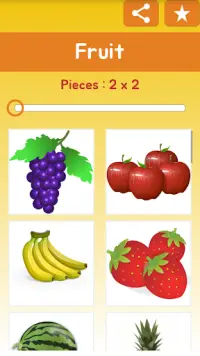 Enfants Puzzle: Fruit Screen Shot 0