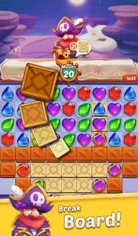 Gems Crush - бесплатная игра Match 3 Jewels Screen Shot 9