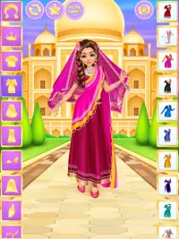 Индийские принцессы - одевалки Screen Shot 14
