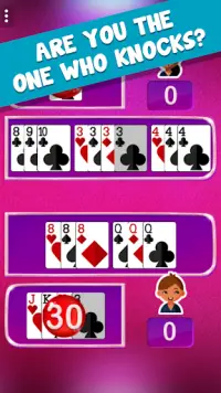 Gin Rummy Plus Card Game Screen Shot 2