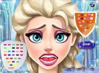 Frozen Elsa Tooth Injury - Girl Games Screen Shot 2