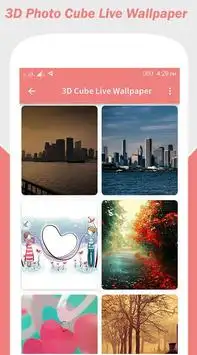 My Pic 3D Cube Live Wallpaper Screen Shot 0