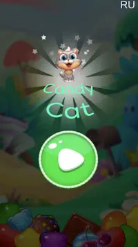 Candy Cat • Top Match 3 Arcade Puzzle Game Screen Shot 2