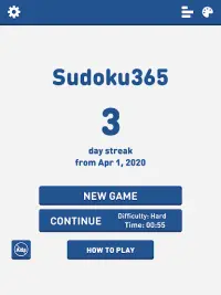 Sudoku365 - Free Brain Logic Puzzle Game Screen Shot 7