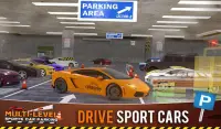Mehrstufiger Sportwagen-Parkplatz simulator 2019 Screen Shot 11