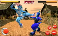 Animal Kung Fu Battle - Boxing Ring Fighting Game Screen Shot 1