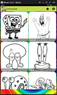 Coloring Game For SpongeBob Screen Shot 0