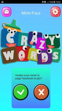 Crazy Words - Jeu de recherche de mots Screen Shot 0