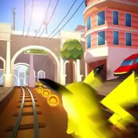 Temple Subway Pikachu Running Screen Shot 0