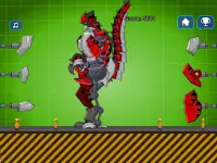 Red T-Rex Robot Dinosaur Screen Shot 7