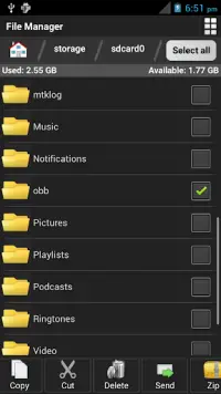 File Manager Screen Shot 3