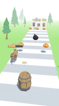 Animal Rush - Smash Running Game Screen Shot 1