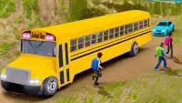 Simulator School Bus moderna de 2018: Uphill 3D Dr Screen Shot 4