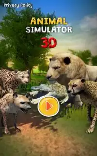 Animal Simulator 3D - Predadores Safari Especial Screen Shot 8
