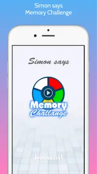 Simon Says - Memory Game Challenge Screen Shot 0