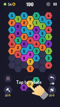 Birleştirmek 9! Hexa Puzzle Screen Shot 6
