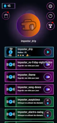 Impostor Tiles Hop : Music EDM Rush Screen Shot 1