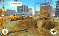 Crane Excavator Driving Sim City Construction 2018 Screen Shot 2