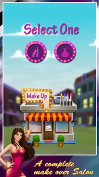 princess makeup and dress up salon: girl games Screen Shot 2