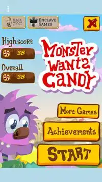Monster Wants Candy Screen Shot 1
