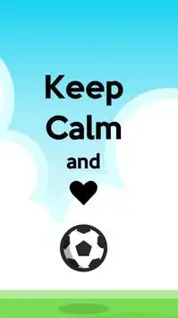 Keep Calm and Love Football Screen Shot 0