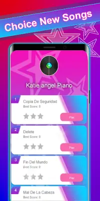 Katie Angel Piano Tiles Game Screen Shot 0