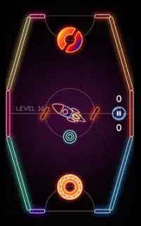 Glow Hockey - Hockey Game Screen Shot 4