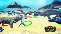 바다 동물의 왕국 전투 : 전쟁 시뮬레이터 Screen Shot 12