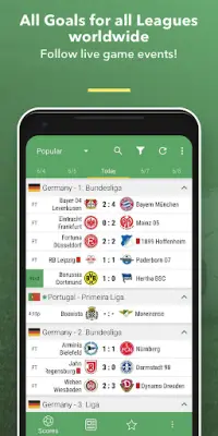 All Goals - Football Live Scores Screen Shot 0