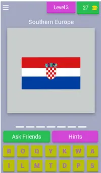 World Flags - Quiz Screen Shot 3
