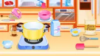 cook cake with berries games Screen Shot 3