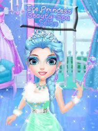 Салон красоты Ice Princess - Игры для девочек Screen Shot 0