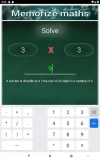 Memorize Maths - Multiply Module Screen Shot 5