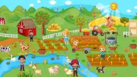 Pretend Play Village Life: Fun Farm in Little Town Screen Shot 0