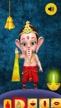 Dancing and Talking Ganesha : Ganesha Puja Screen Shot 1