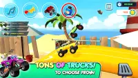 Monster Trucks Game for Kids 3 Screen Shot 1