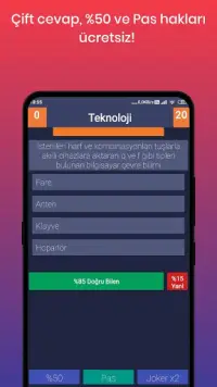 Bilgiler: Bilgi Yarışması Screen Shot 9