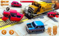 Train Vs Car Crash: Rennspiele 2019 Screen Shot 3