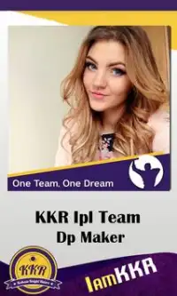 Support KKR IPL Dp Maker Screen Shot 1