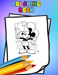 How to color Mickey Mouse ( coloring pages) Screen Shot 2